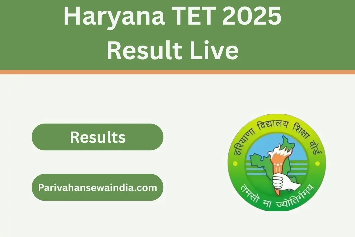 Haryana TET 2025 Result