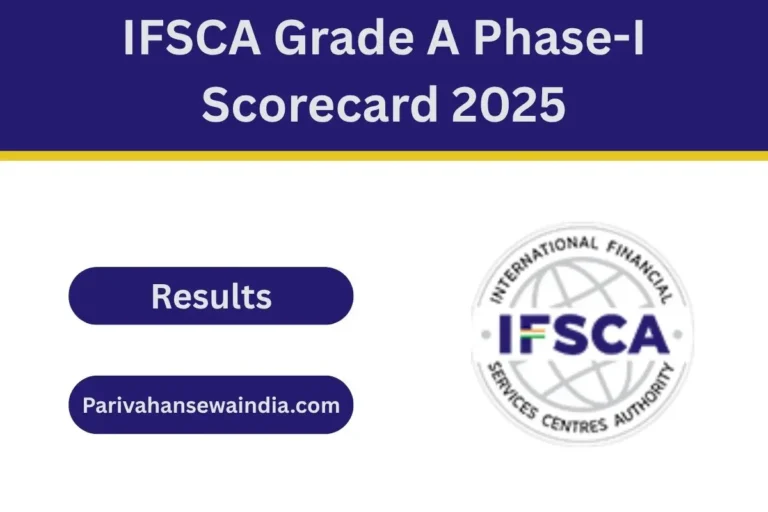 IFSCA Grade A Phase-I Scorecard 2025