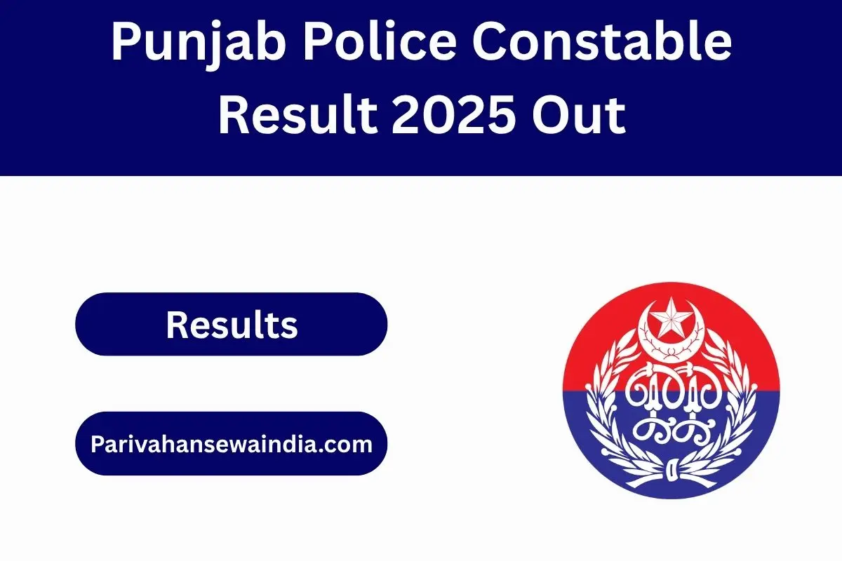 Punjab Police Constable Result 2025 Out