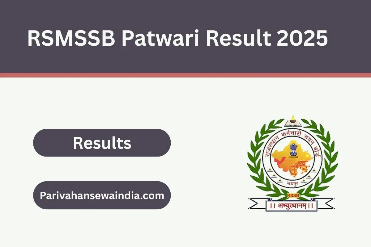 RSMSSB Patwari Result 2025
