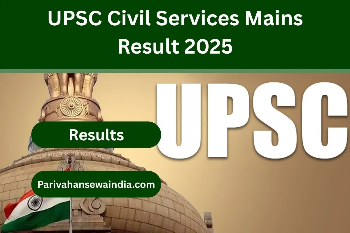 UPSC Civil Services Mains Result 2025